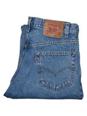 Vintage Levis 550 Relaxed Fit Tapered Leg Denim Jeans Men's Size 33x30 Stonewash